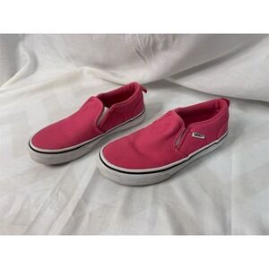 Vans Women's Asher Slip-On Sneakers Honeysuckle Pink Size 7.5 Skateboarding‎